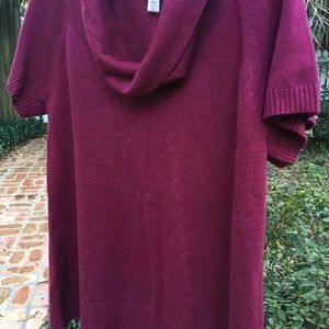 cute burgundy sweater